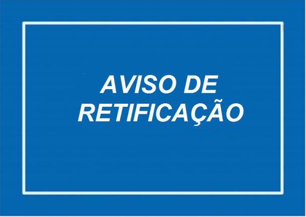 Aviso de Retificação de Pregão Presencial nº 2/2022